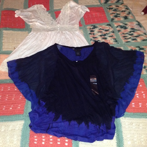 Calvin Klein and wet seal tops