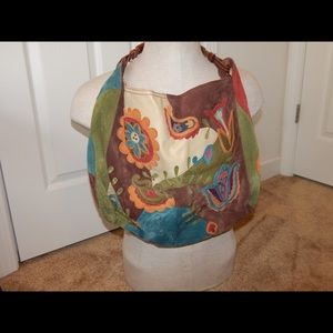 Lucky Brand suede bag