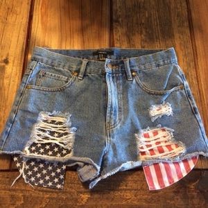 American Flag Shorts