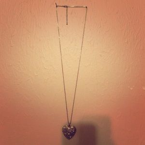 Silver heart locket