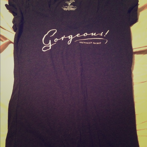 Victoria Secret Black Gorgeous Shirt
