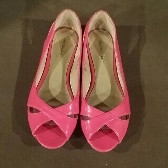 American Eagle Pink Flats