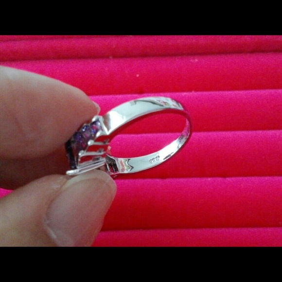 🌾Purple CZ Silver🌾 - Picture 2 of 3