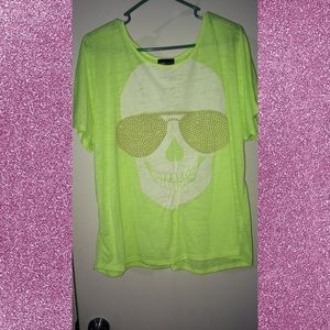Nwt plus size skull top