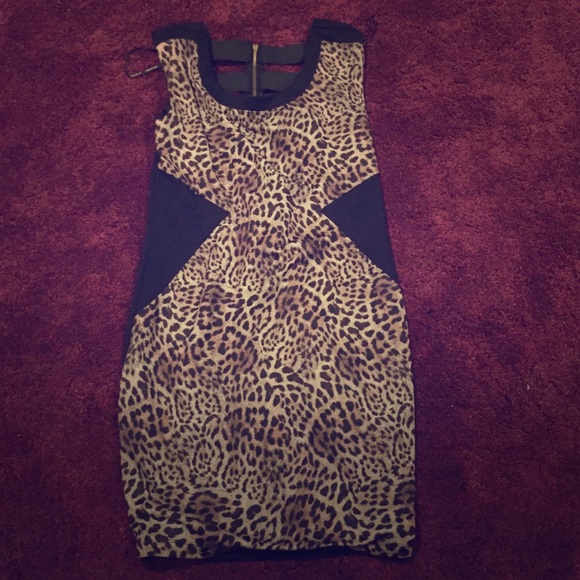 Forever 21 Leopard dress
