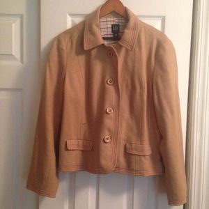 Tan coat/blazer