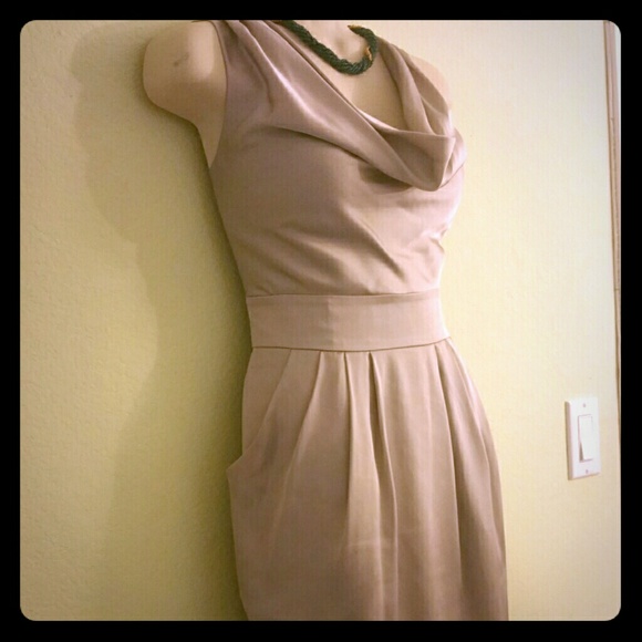 Silver dress with pockets