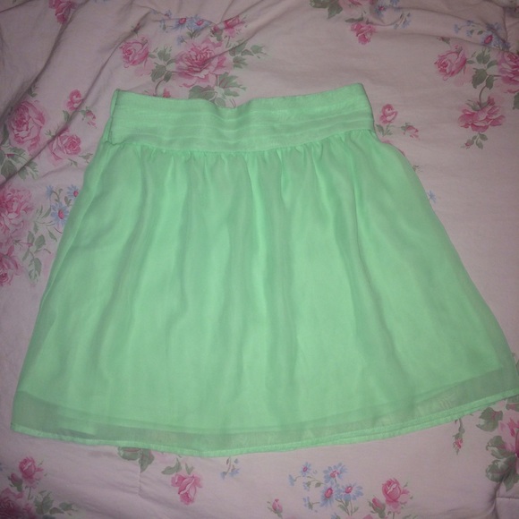Mint Green Skater Skirt