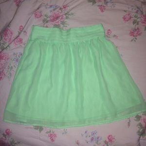 Mint Green Skater Skirt