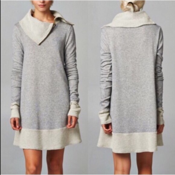 XX The STELLA terry dress - PLUM/GREY - Picture 2 of 4