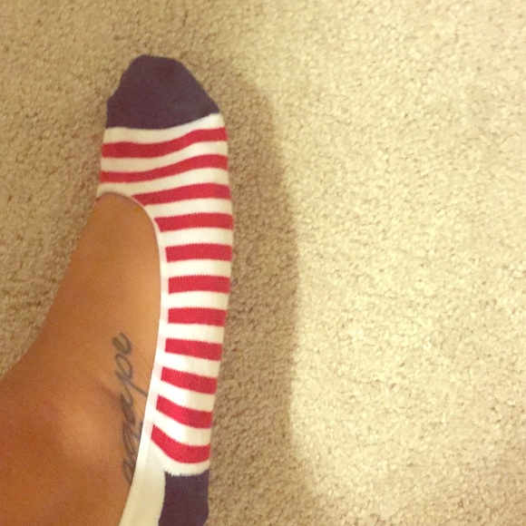 j.crew flats/ballet socks