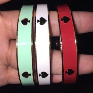 3 kate spade bangles