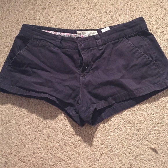 Navy blue short shorts