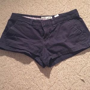 Navy blue short shorts