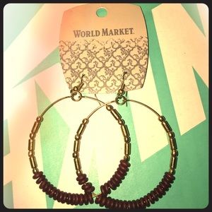 World Market Hoop Earrings