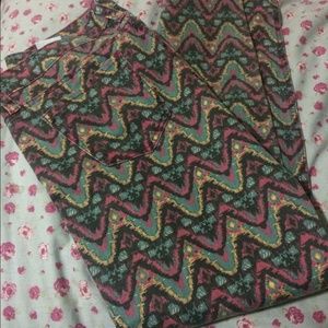 Tribal print Nordstrom skinny jeans