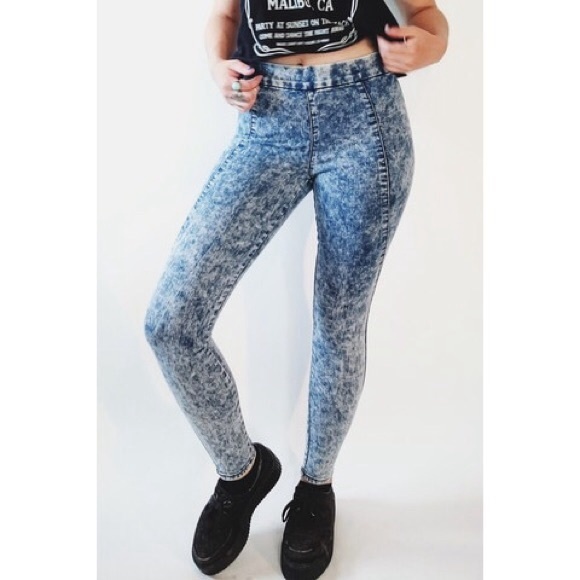 Acid wash Urban Outfitters Silence+Noise jeggings