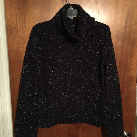 Express cow neck sweater