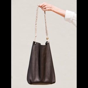 NEW Cold Picnic Leather Malapais Bag Small Black