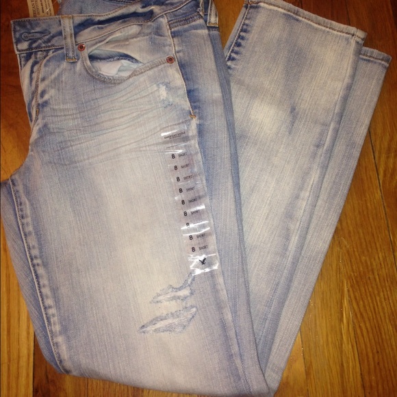 American Eagle Lite Blue skinny jeans