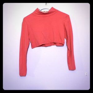 Turtle neck crop top