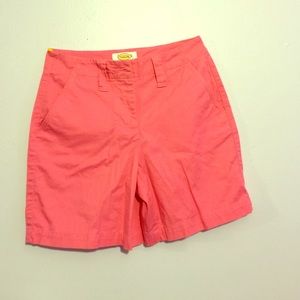 Pink high waisted shorts