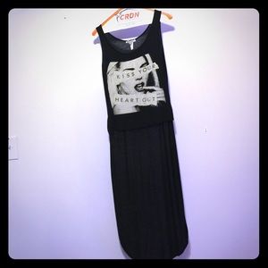 High low black shirt