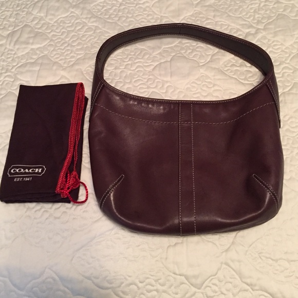 Coach leather purse
