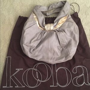 Kooba Carly hobo bag dusty purple