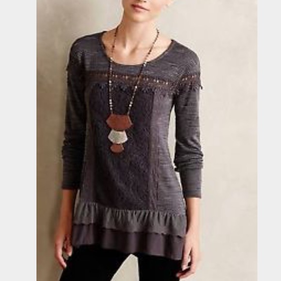 ISO Anthropologie Greylace Tunic