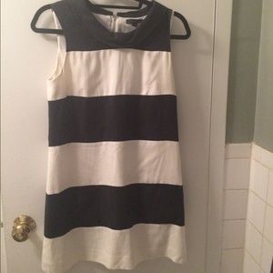 Rachel Zoe navy and white striped dress