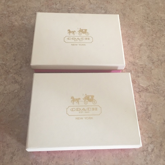 Coach gift boxes (2)