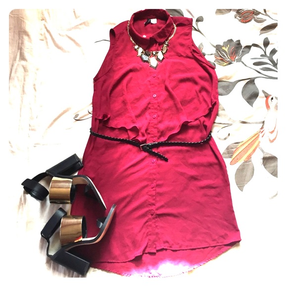 Mauve Shirt Dress size S🎈💞 Summer Sale Bundle ✅
