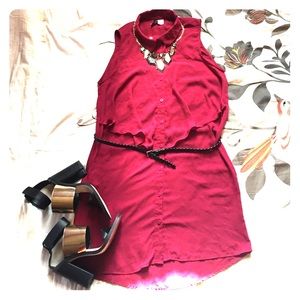 Mauve Shirt Dress size S🎈💞 Summer Sale Bundle ✅