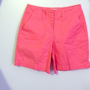 Pink high waisted shorts