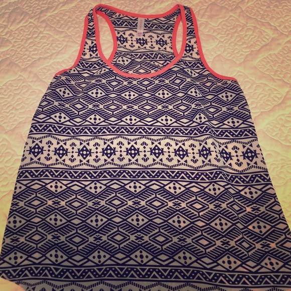 Aztec racer back tank