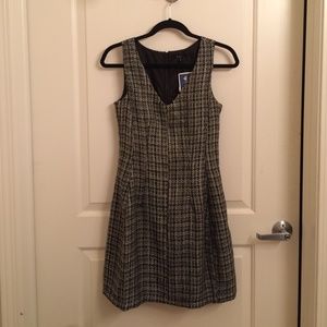Monteau Tweed Black and White Dress