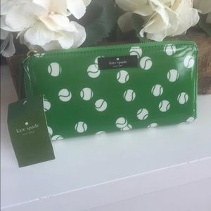 Kate spade new with tags tennis wallet!