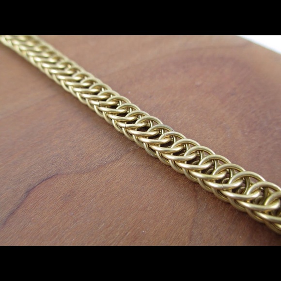 Handcrafted Brass Persian Chain Bracelet - Picture 1 of 4