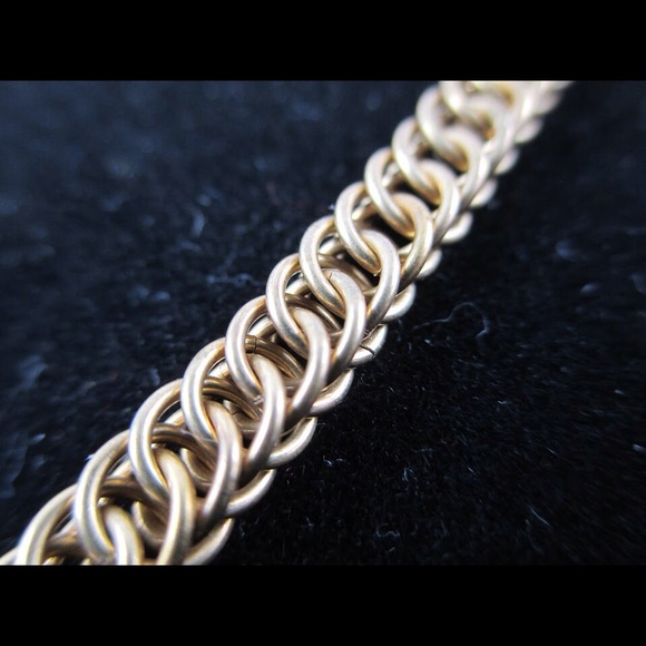 Handcrafted Brass Persian Chain Bracelet - Picture 3 of 4