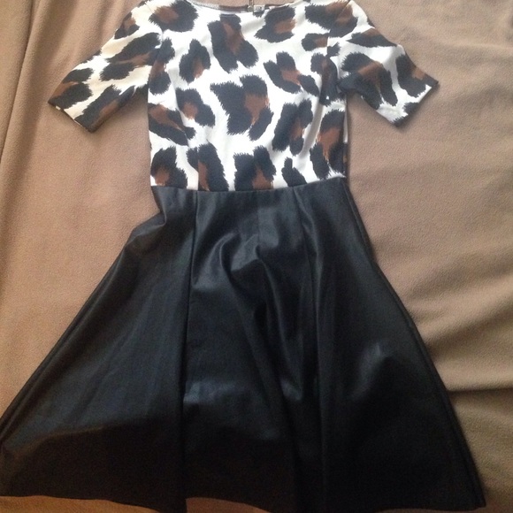 Leopard print dress