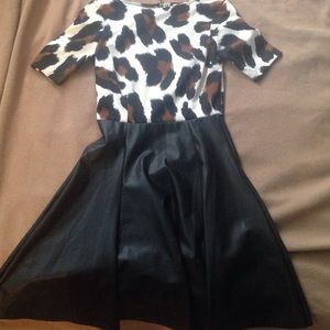 Leopard print dress