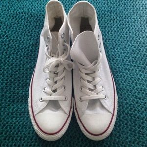 Converse White High Tops