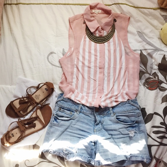 Pink Striped Tank Top 💗 Summer Sale Bundle! ✅