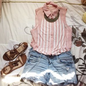 Pink Striped Tank Top 💗 Summer Sale Bundle! ✅