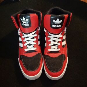 Mens Adidas Hi Top Sneakers
