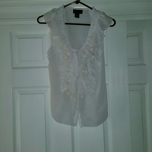 Dressy white blouse