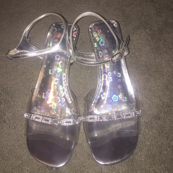 Silver heels
