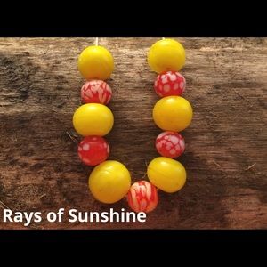 Hand made glass beads