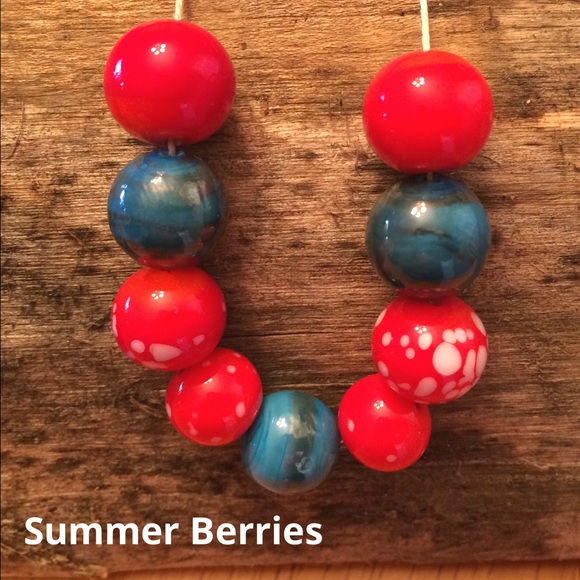 Hand made glass beads